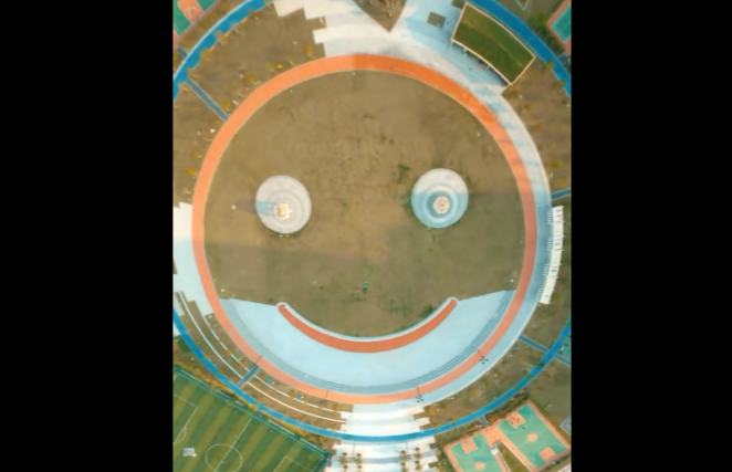 瞰珠海 | 太驚喜！橫琴巨型“笑臉”一笑傾城……